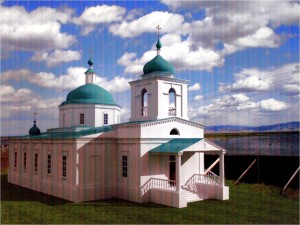 Спасо-Преображенский собор п.Баргузин после реставрации